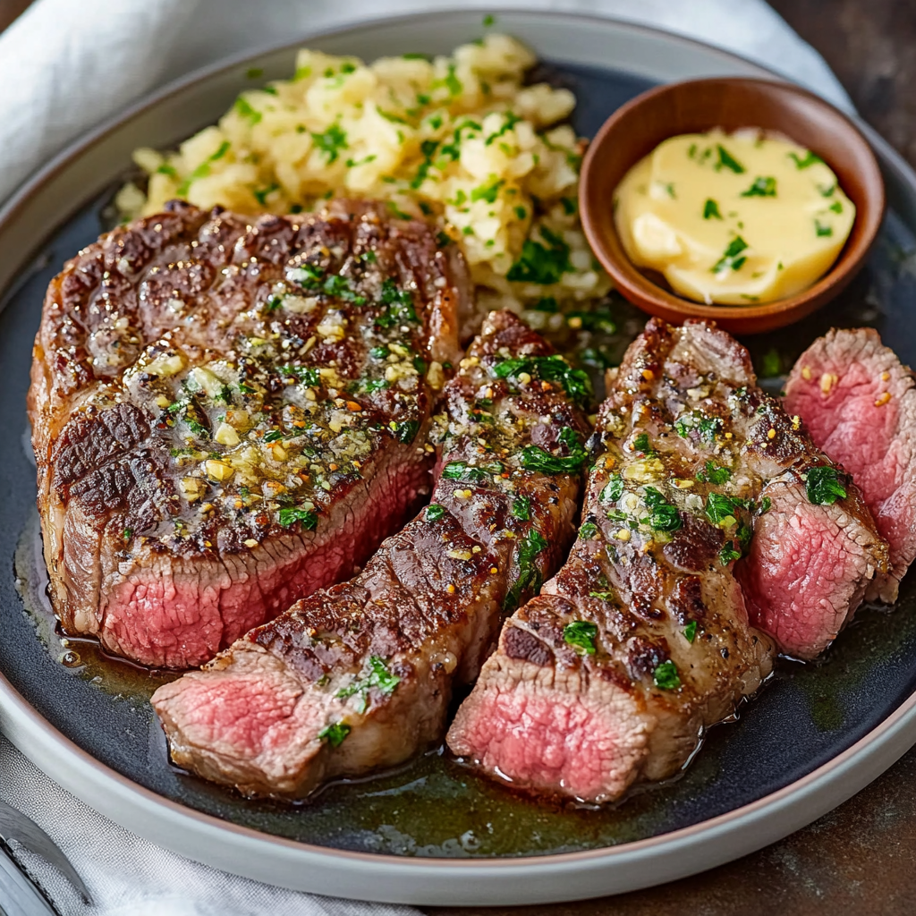 Sirloin Steak with Garlic Butter: A Culinary Masterpiece